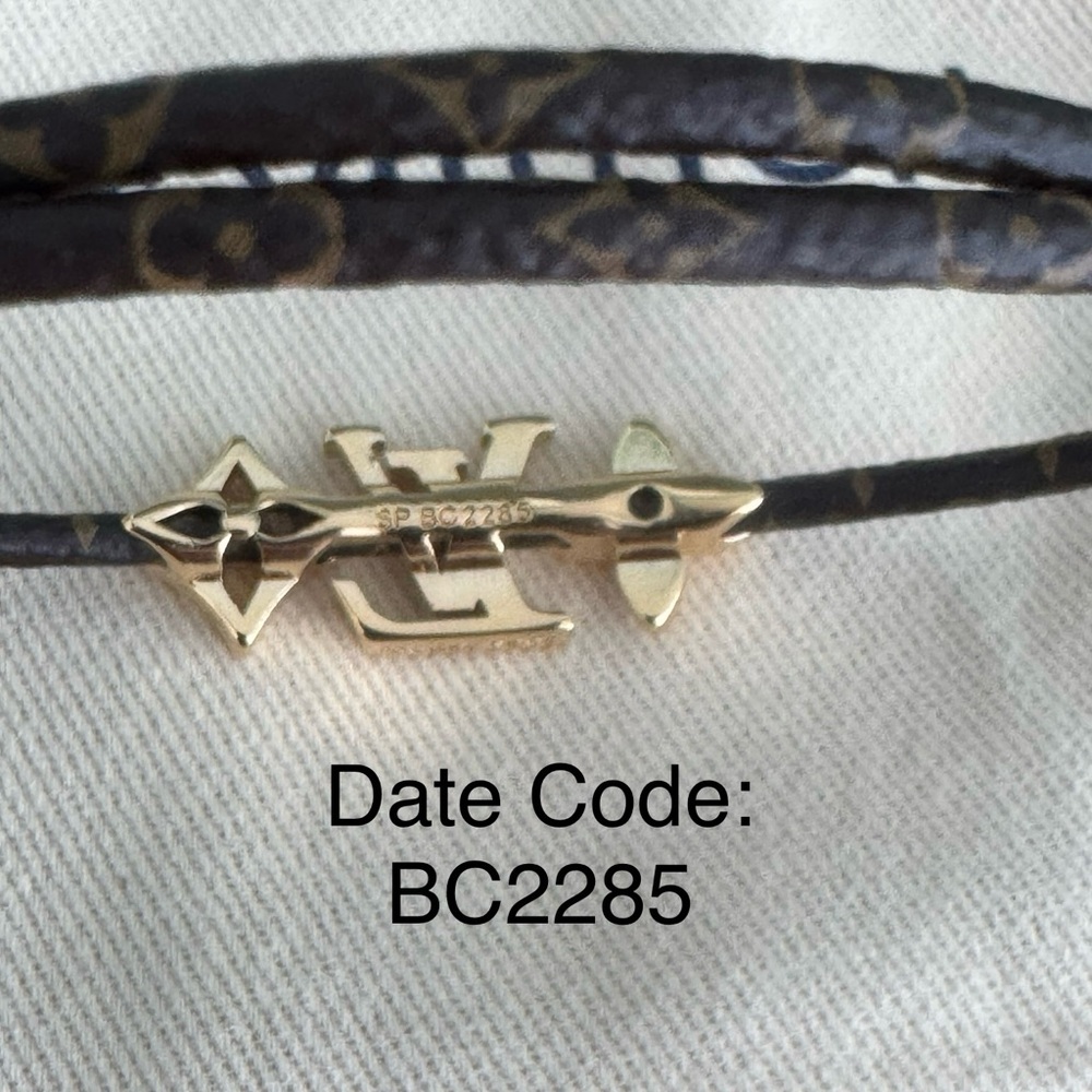 Louis Vuitton Bracelet Iconic in Signature Monogram New Release NWT Authentic LV - Picture 5 of 16